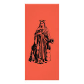 Sint Barbara Maagd en martelaar Reclamekaart (Voorkant)