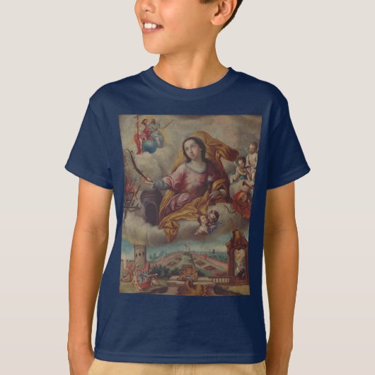 Sint Barbara Maagd en martelaar T-shirt (Voorkant)