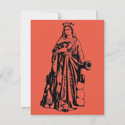 Sint Barbara Maagd en martelares (Voorkant)