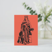 Sint Barbara Maagd en martelares (Staand voorkant)