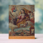 Sint Barbara maagd en martelares Acryl Bord (Neutraal)