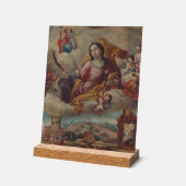 Sint Barbara maagd en martelares Acryl Bord (Hoek)