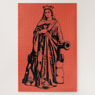 Sint Barbara Maagd en martelares Legpuzzel