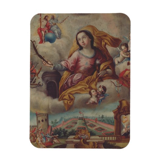 Sint Barbara maagd en martelares Magneet (Verticaal)
