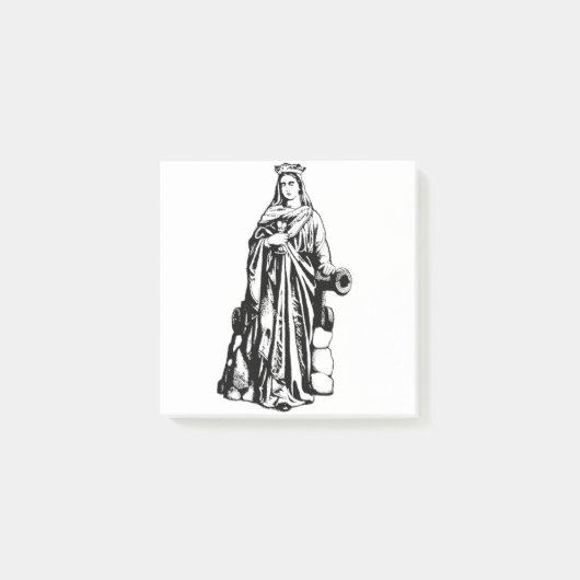 Sint Barbara Maagd en martelares Post-it® Notes (Voorkant)