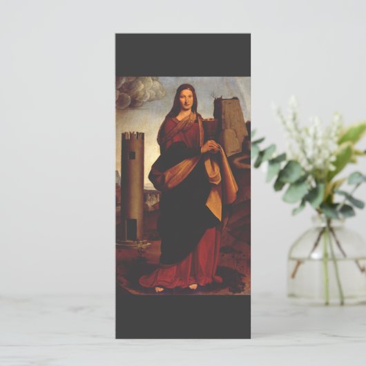 Sint Barbara van Giovanni Antonio Bolverkeer (Staand voorkant)