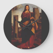 Sint Barbara van Giovanni Antonio Bolverkeer Grote Klok (Voorkant)