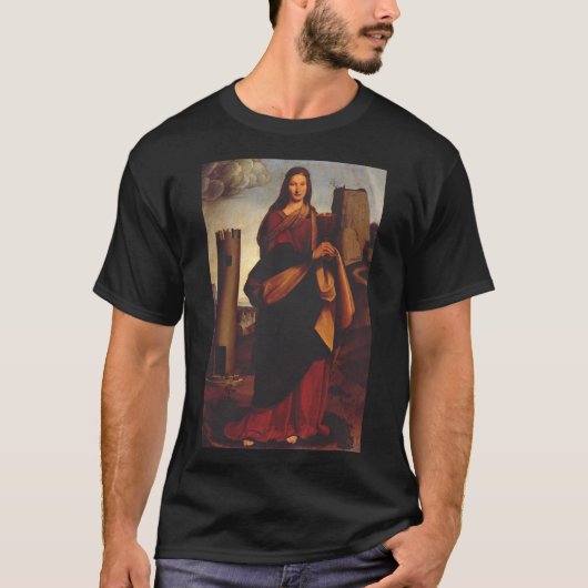 Sint Barbara van Giovanni Antonio Bolverkeer T-shirt (Voorkant)