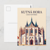 Sint-Barbarakerk Tsjechië Briefkaart (Voorkant / Achterkant)