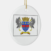 Sint-Barthelemy-vlag Keramisch Ornament (Rechts)