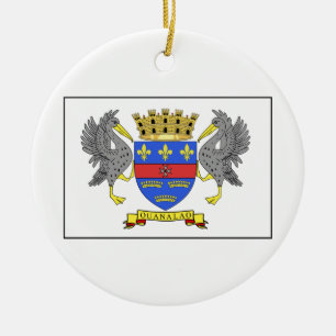 Sint-Barthelemy-vlag Keramisch Ornament