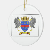 Sint-Barthelemy-vlag Keramisch Ornament (Links)