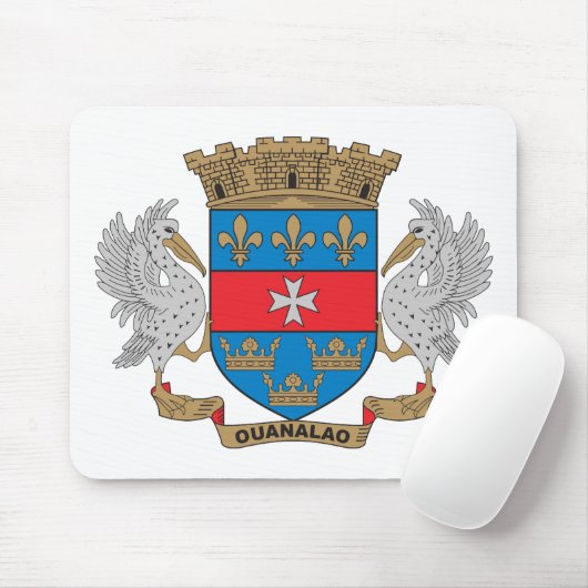 Sint-Barthelemy wapenschild Muismat (Met muis)