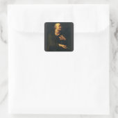 Sint Bartholomeus de apostel door Rubens Vierkante Sticker (Tas)