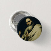 Sint-Bartholomeüs de apostel Fijne Kunst Ronde Button 3,2 Cm (Voorkant /achterkant)