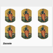 Sint-Bartholomeüs de apostel Fijne Kunst Ronde Sticker (Vel)