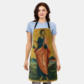 Sint-Bartholomeüs de apostel Fijne Kunst Schort (Gedragen)