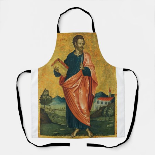 Sint-Bartholomeüs de apostel Fijne Kunst Schort (Voorkant)