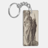 Sint-Bartholomeüs de apostel Fijne Kunst Sleutelhanger (Voorkant Links)