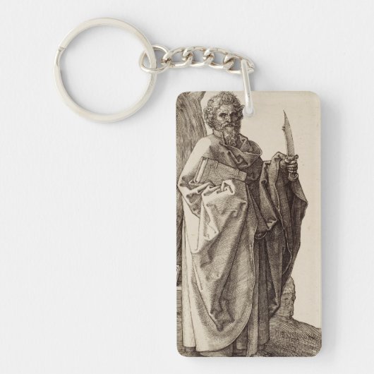 Sint-Bartholomeüs de apostel Fijne Kunst Sleutelhanger (Voorkant)