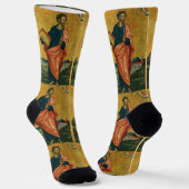 Sint Bartholomeus de Apostel Fijne Kunst Sokken (Gebogen)