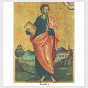 Sint-Bartholomeüs de apostel Fijne Kunst Sticker