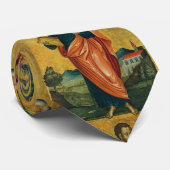 Sint-Bartholomeüs de apostel Fijne Kunst Stropdas (Opgerold)