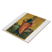 Sint-Bartholomeüs de apostel Fijne Kunst Tegeltje (Zijkant)