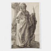 Sint-Bartholomeüs de apostel Fijne Kunst Theedoek (Verticaal)