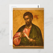 Sint-Bartholomeus de Apostel Icoon Briefkaart (Voorkant / Achterkant)
