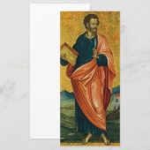 Sint Bartholomeus de apostel orthodoxe icoon (Voorkant / Achterkant)