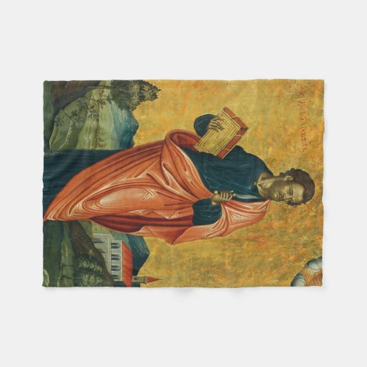 Sint Bartholomeus de apostel orthodoxe icoon Fleece Deken (Voorkant (Horizontaal))