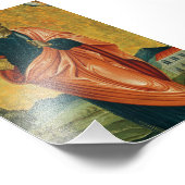 Sint Bartholomeus de apostel orthodoxe icoon Foto Afdruk (Hoek)