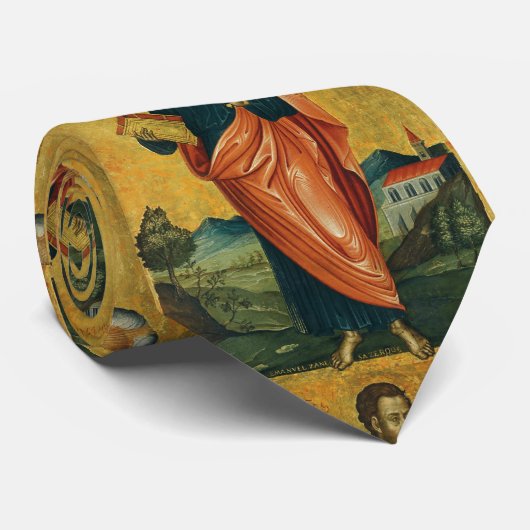 Sint Bartholomeus de apostel orthodoxe icoon Stropdas (Opgerold)