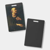 Sint-Bartholomeus door Peter Paul Rubens Badge (Voor- en achterkant)