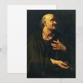 Sint-Bartholomeus door Peter Paul Rubens Kaart (Voorkant / Achterkant)