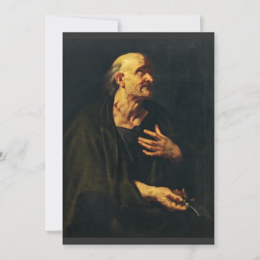Sint-Bartholomeus door Peter Paul Rubens Save The Date (Voorkant)