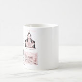 Sint-Bartholomew klooster, verdieping en dwars pla Koffiemok (Center)