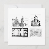 Sint-Bartholomew klooster, verdieping en dwarsplan (Voorkant)