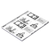 Sint-Bartholomew klooster, verdieping en dwarsplan Notitieboek (Linkerzijde)