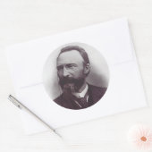 Sint Bartolo Longo Apostel van de Rozenkrans Ronde Sticker (Envelop)