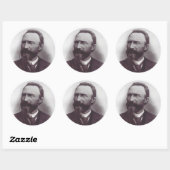 Sint Bartolo Longo Apostel van de Rozenkrans Ronde Sticker (Vel)