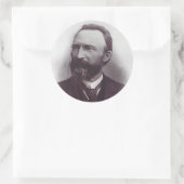 Sint Bartolo Longo Apostel van de Rozenkrans Ronde Sticker (Tas)
