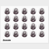 Sint Bartolo Longo Apostel van de Rozenkrans Ronde Sticker (Vel)