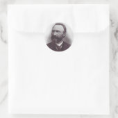 Sint Bartolo Longo Apostel van de Rozenkrans Ronde Sticker (Tas)