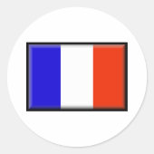 Sint-Bartvlag Ronde Sticker (Voorkant)