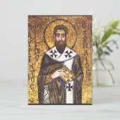 Sint Basilius van Caesarea Kaart (Staand voorkant)