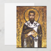 Sint Basilius van Caesarea Kaart (Voorkant / Achterkant)
