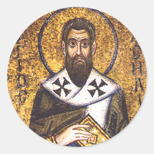 Sint Basilius van Caesarea Ronde Sticker