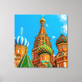 Sint-Basilkathedraal Canvas Afdruk